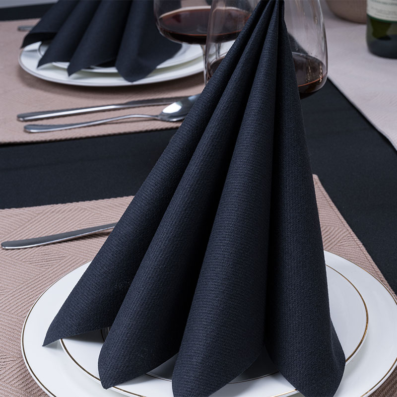 Crne Airlaid salvete srednje do visoke upijajuće sposobnosti: Tajna upijanja vode