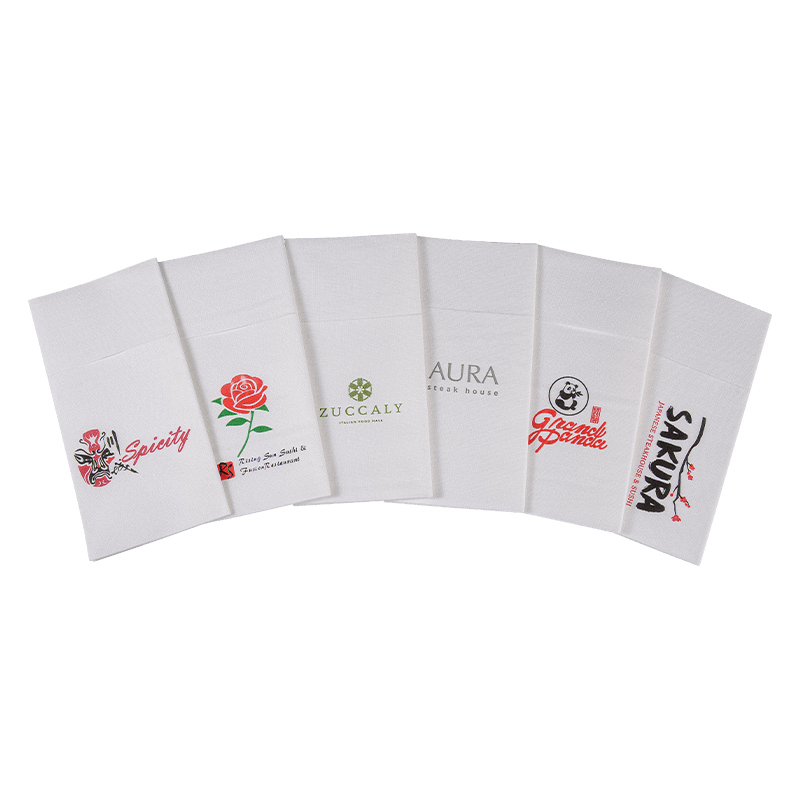 40x40 soft zrakoplovne papirne salvete s džepom SJ1301