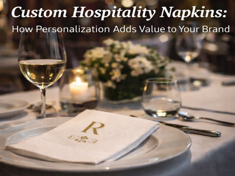 Prilagođene ugostiteljske salvete: Kako personalizacija dodaje vrijednost vašoj robnoj marki
